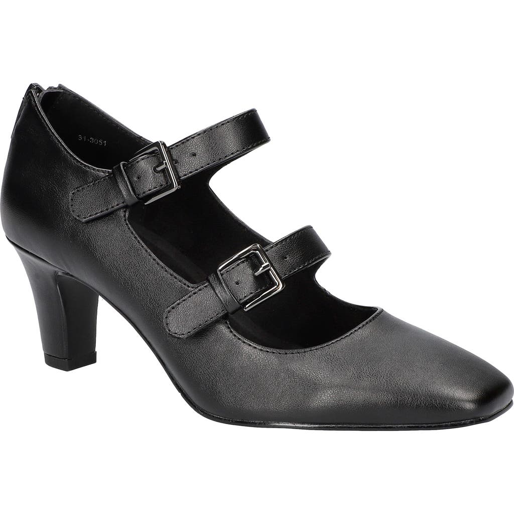 EASY STREET Willis Square Toe Mary Jane Pump in Black