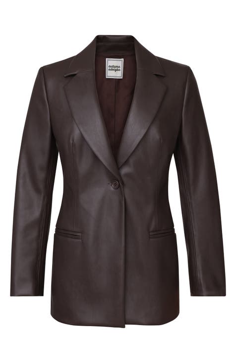 Women's Faux Leather Blazers | Nordstrom