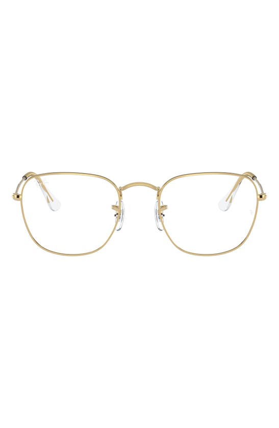 Shop Ray Ban 51mm Optical Glasses In Legend Gold