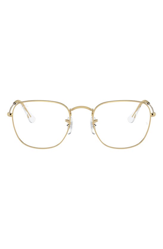 Shop Ray Ban Ray-ban 51mm Optical Glasses In Legend Gold