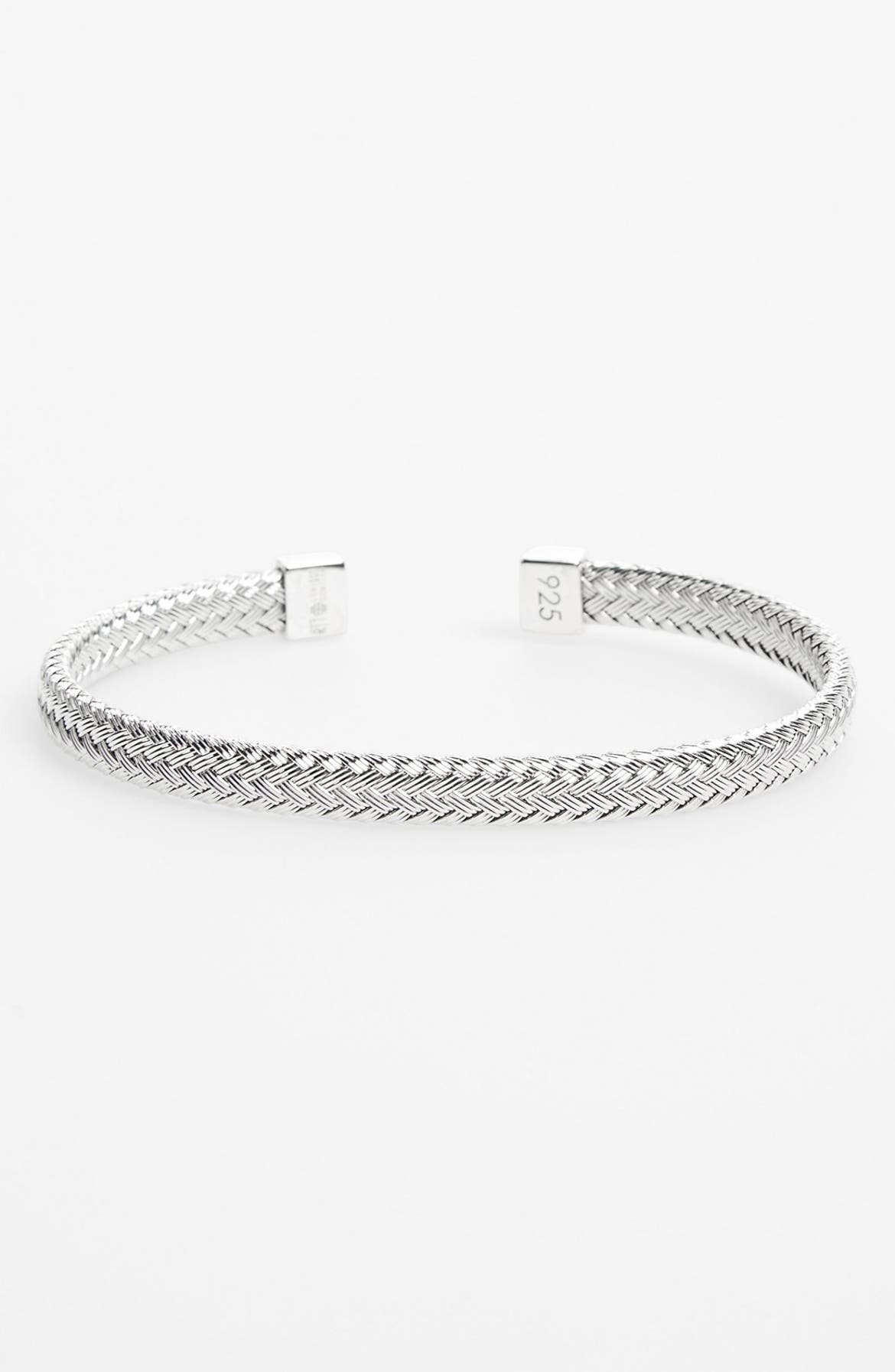 Tateossian 'Intrecciato' Sterling Silver Cuff Bracelet | Nordstrom