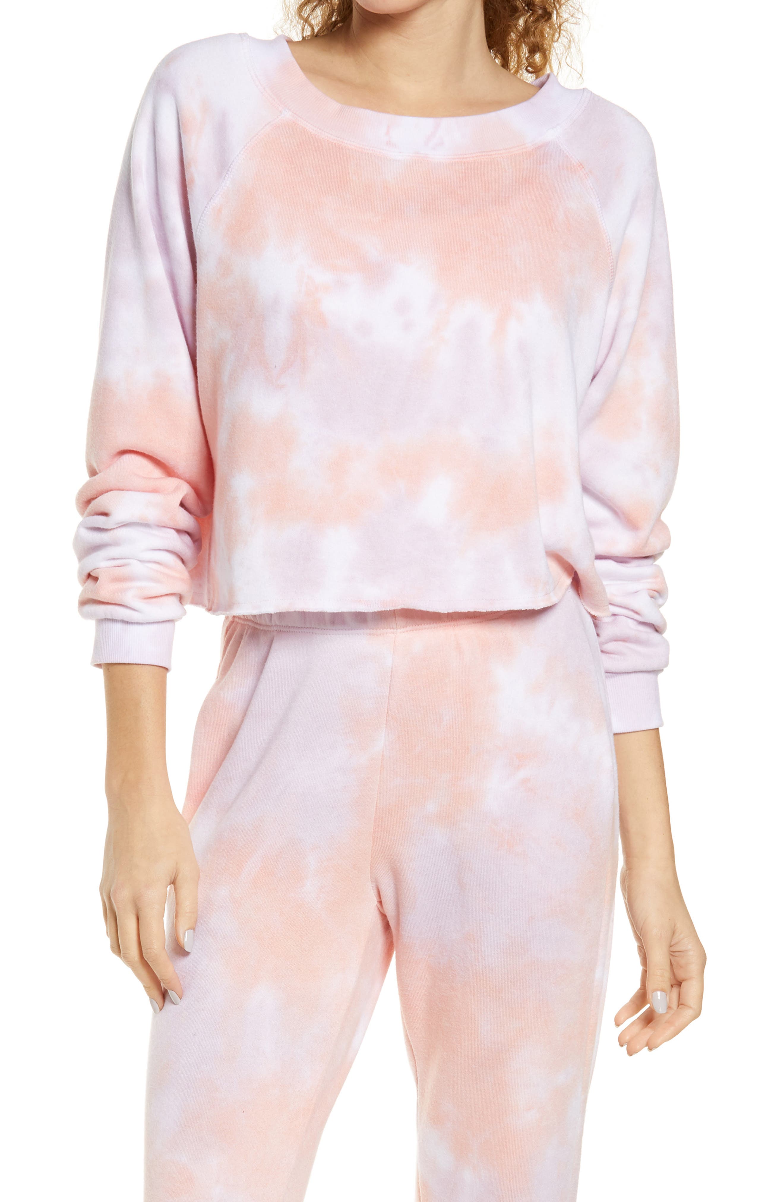 Women's Oli Viv Parker Tie Dye Crop Sweatshirt | Smart Closet