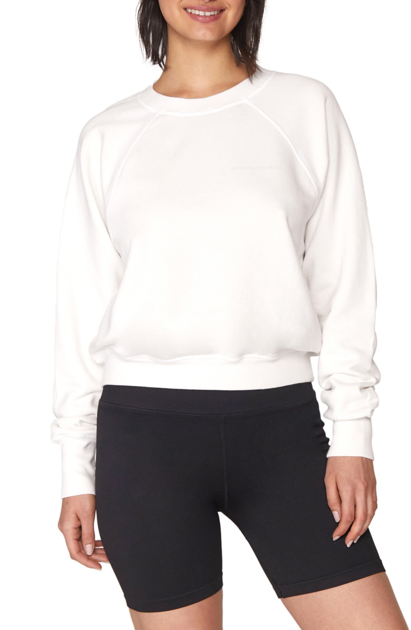 women's raglan sweatshirt