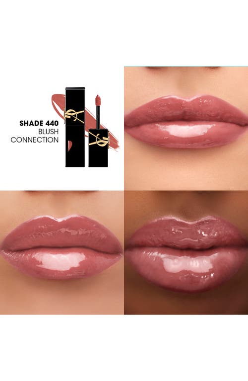 Shop Saint Laurent Yves  The Inks Vinyl Cream High Shine Lip Stain In 440 Blush Connection