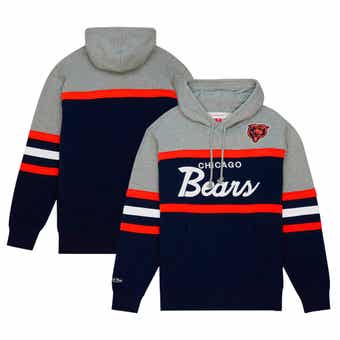 Men's Mitchell & Ness Navy/Red Cleveland Indians Leading Scorer Fleece  Pullover Hoodie
