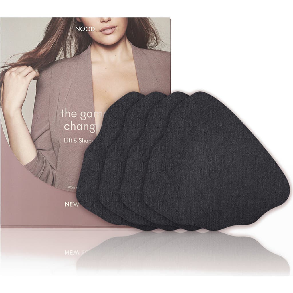 Nood 4-pack Waterproof Adhesive Bras In Black
