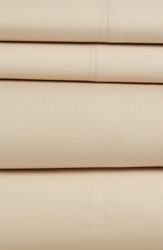 FRENCH CONNECTION FRENCH CONNECTION COTTON PERCALE 4-PIECE BED SHEET SET