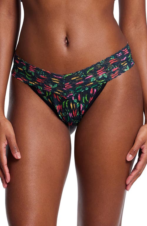 Shop Hanky Panky Print Original Rise Thong In Extra Spice