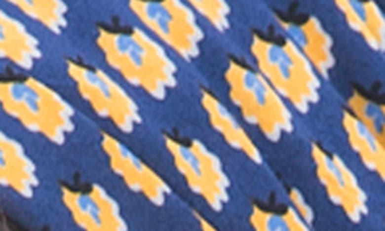 Saachi Paisley Floral Bandana In Navy