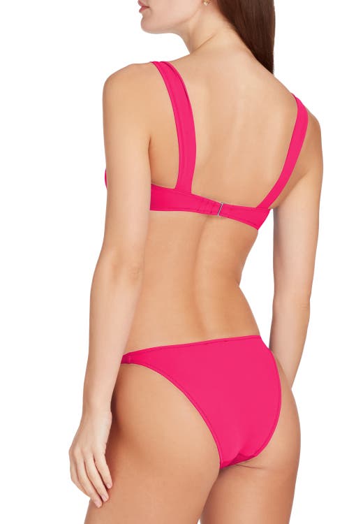 Shop Valimare Milos Side Tie Bikini Bottom In Fuscia