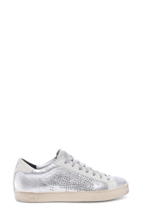 P448 John Low Top Sneaker In Metallico