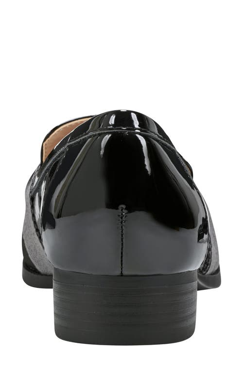 Bandolino Bow Loafer In Black Light Grey Bow
