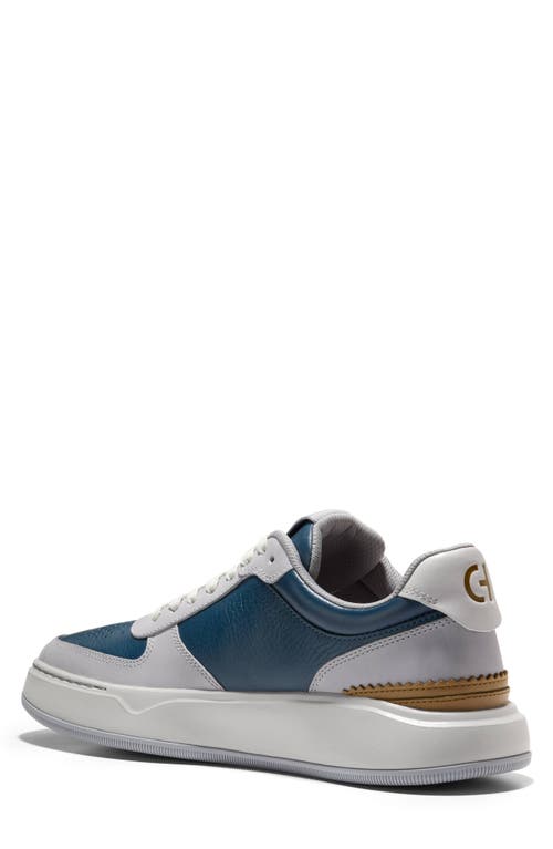 Cole Haan Men's Grandpr Crossover Lace Up Sneakers - Regular In Blue Wing Teal/sle