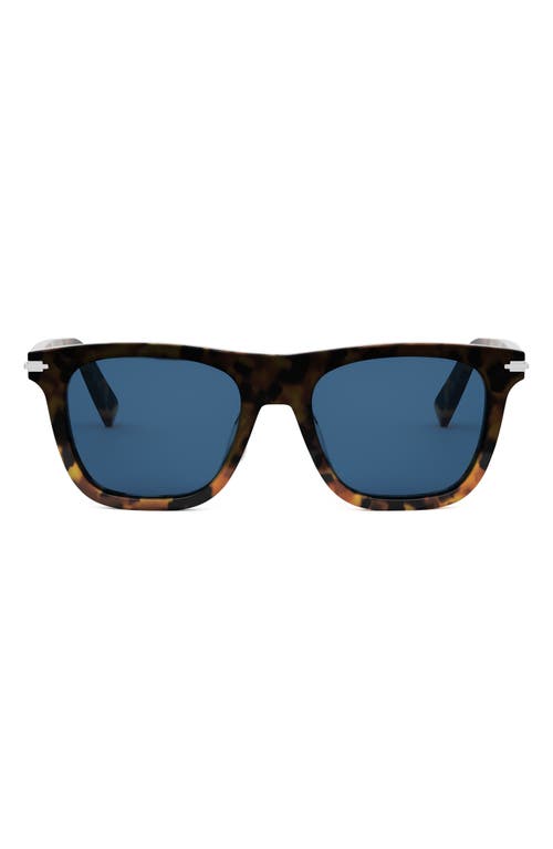 Dior 'blacksuit S13i 53mm Geometric Sunglasses In Brown