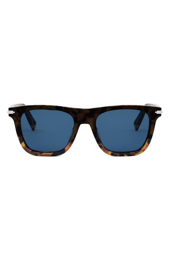 Dior 'blacksuit S13i 53mm Geometric Sunglasses In Brown