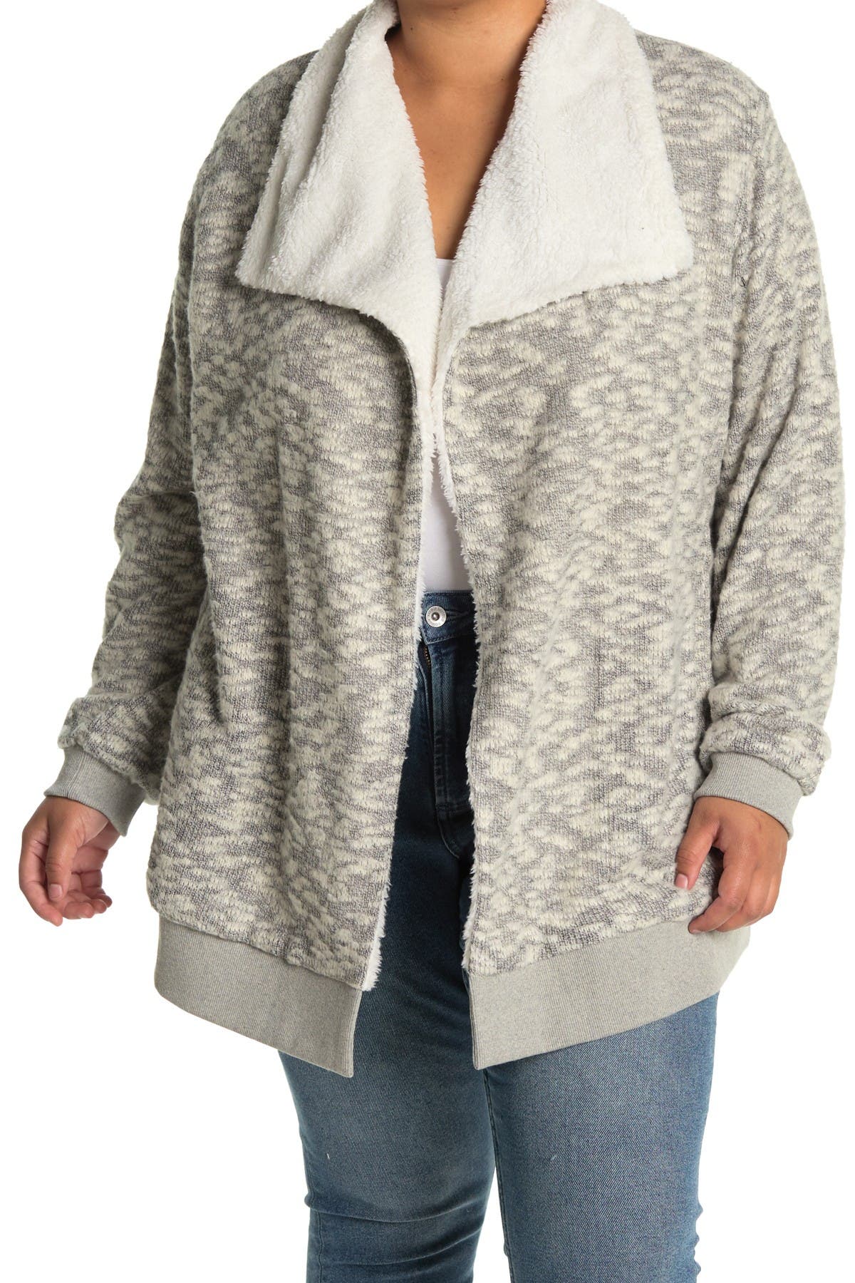 drape cardigan jacket