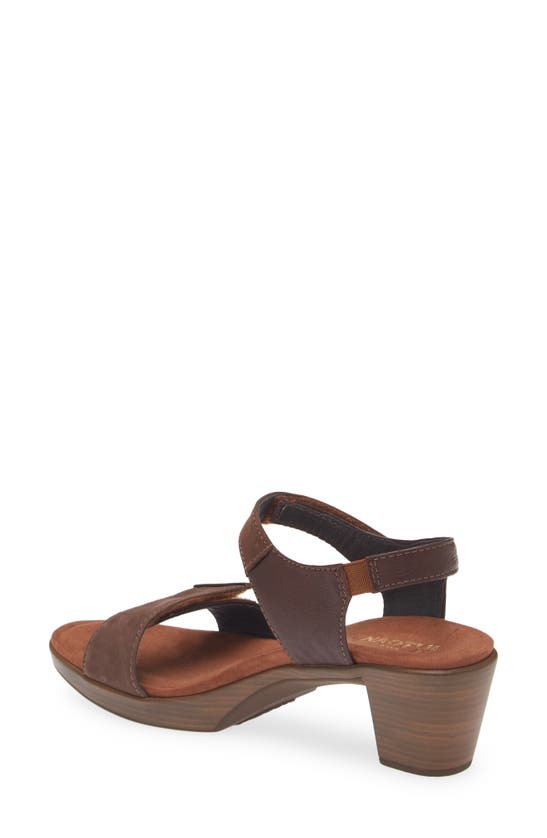 Naot 'intact' Sandal In Coffee Bean Brown