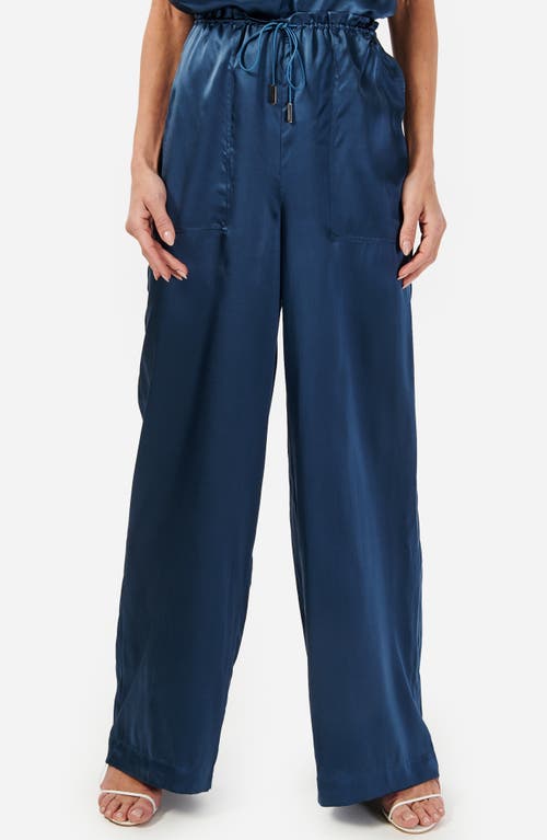 Shop Cami Nyc Kingston Silk Charmeuse Drawstring Pants In Mirage