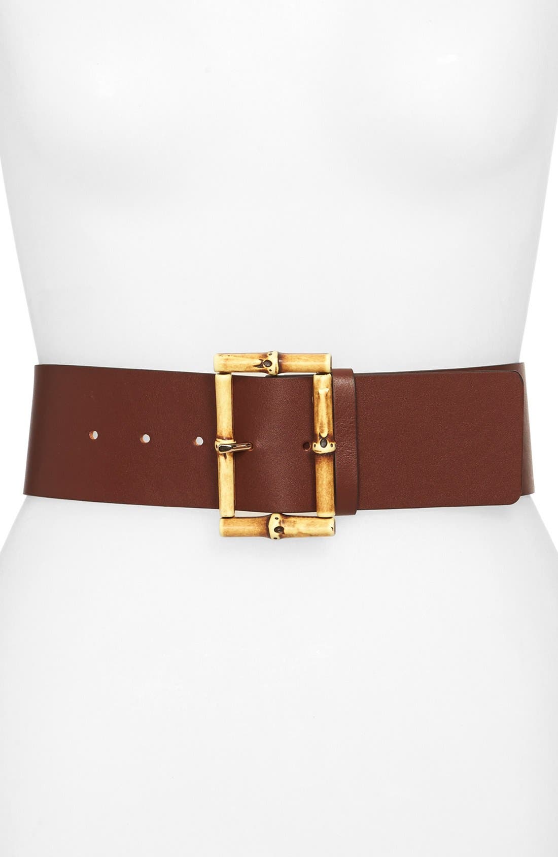 kate spade new york wide leather belt Nordstrom