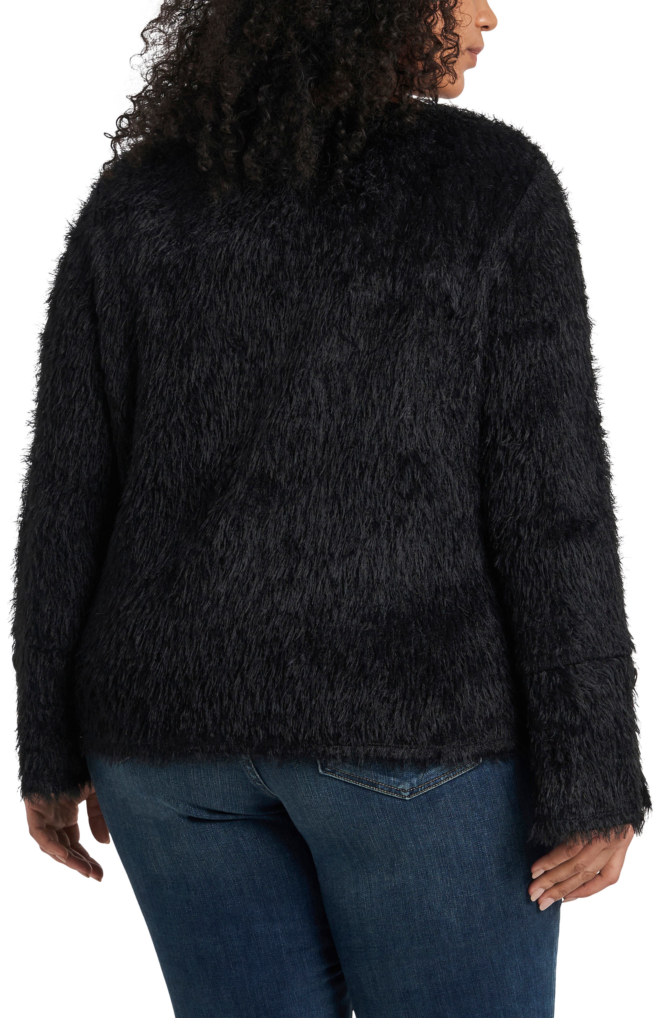 vince camuto eyelash knit sweater