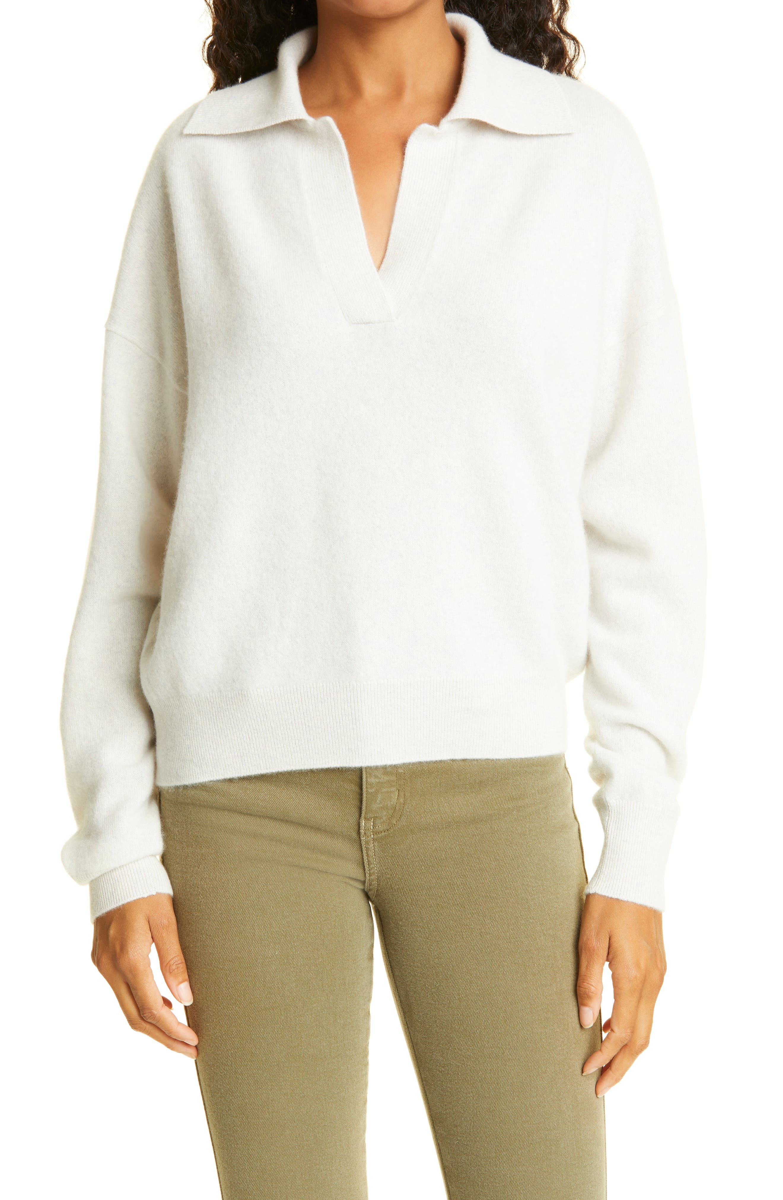 club monaco boiled cashmere polo