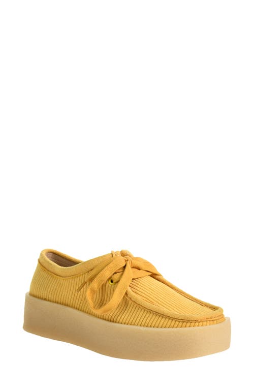 Dirty Laundry Corduroy Platform Shoe in Yellow 