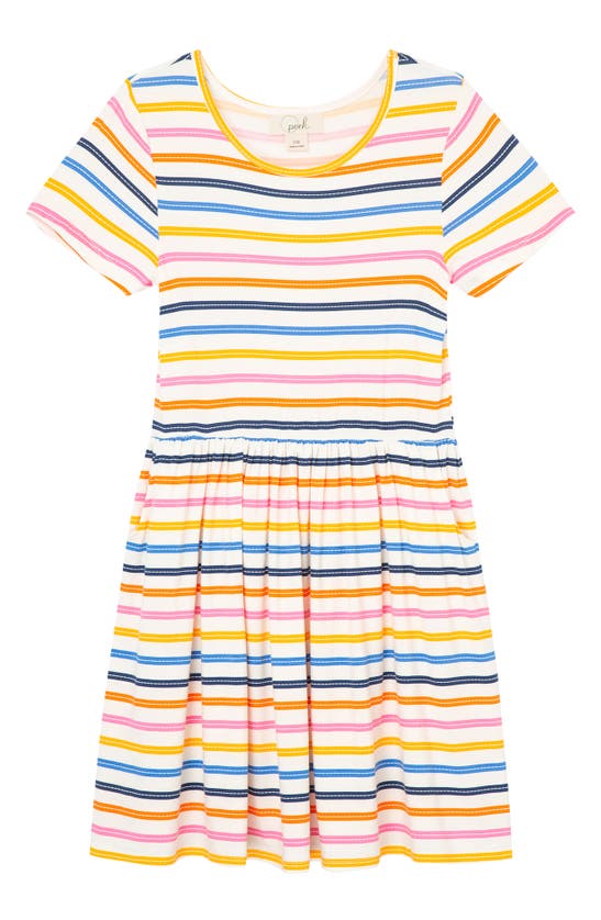 Peek Aren't You Curious Kids' Stripe Fit And Flare Dress