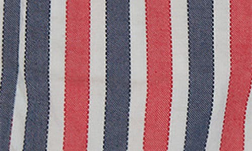 Shop Tommy Hilfiger T-shirt & Stripe Shortalls Set In Red