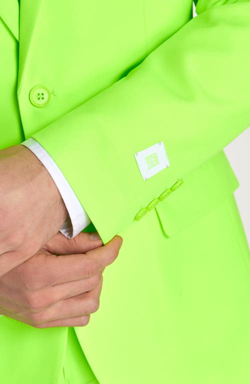 Opposuits Neon Lucky Lime 3-piece Tuxedo Set (regular & Big)<br /> In Green