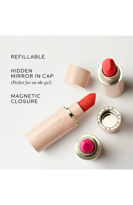 Shop Westman Atelier Lip Suede Matte Lipstick In Pique