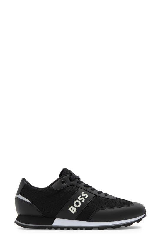 Hugo Boss Gender Inclusive Parkour Runn Sneaker In Black