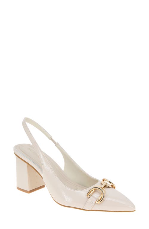 Shop Bcbg Gardin Pointed Toe Slingback Pump In Rainy Day Patent