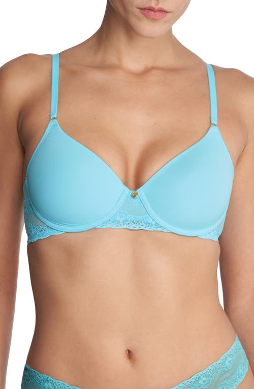 Shop Natori Bliss Perfection Underwire Contour Bra In Brght Teal