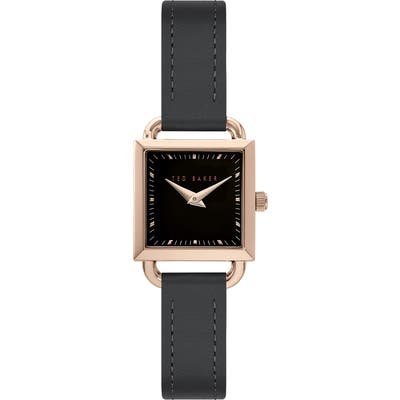 Ted Baker London Taliah Leather Strap Watch, 2m