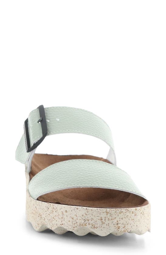 Shop Asportuguesas By Fly London Coly Platform Slide Sandal In Sage Green