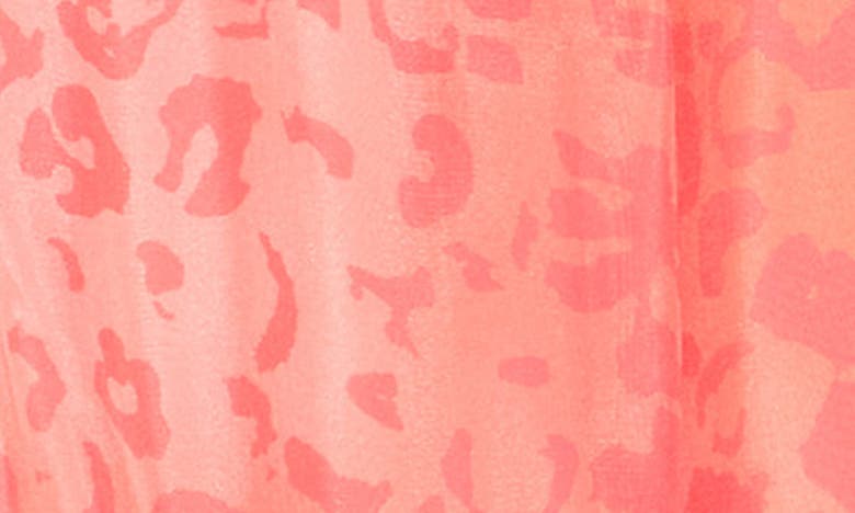 Shop Ramy Brook Joy Leopard Print Sleeveless Top In Deco Rose Combo