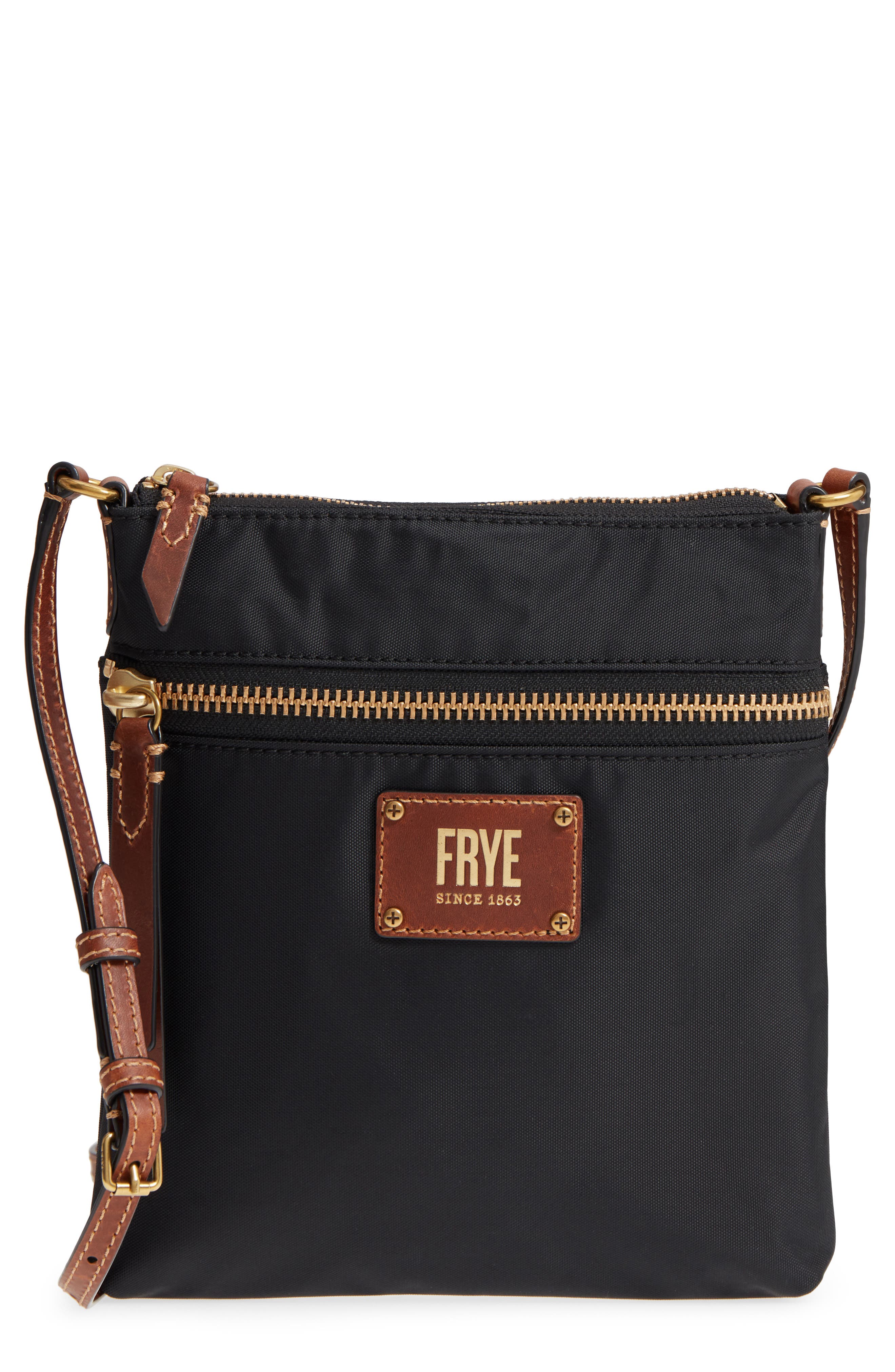 frye ivy nylon crossbody bag