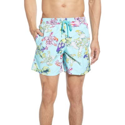 Vilebrequin Moorea Watercolor Turtles, Blue