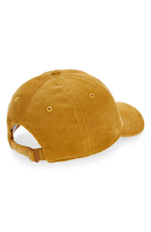 JW ANDERSON JW ANDERSON EMBROIDERED ANCHOR LOGO CORDUROY BASEBALL CAP 