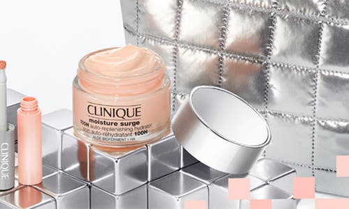 Clinique Moisture Glow-to's Skin Care + Makeup Gift Set $82 Value In No Color
