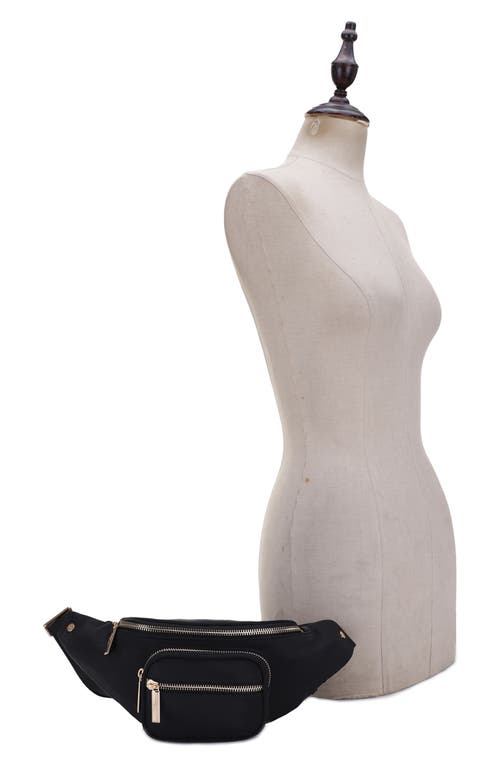 Mali + Lili Mila Nylon Belt Bag In Black