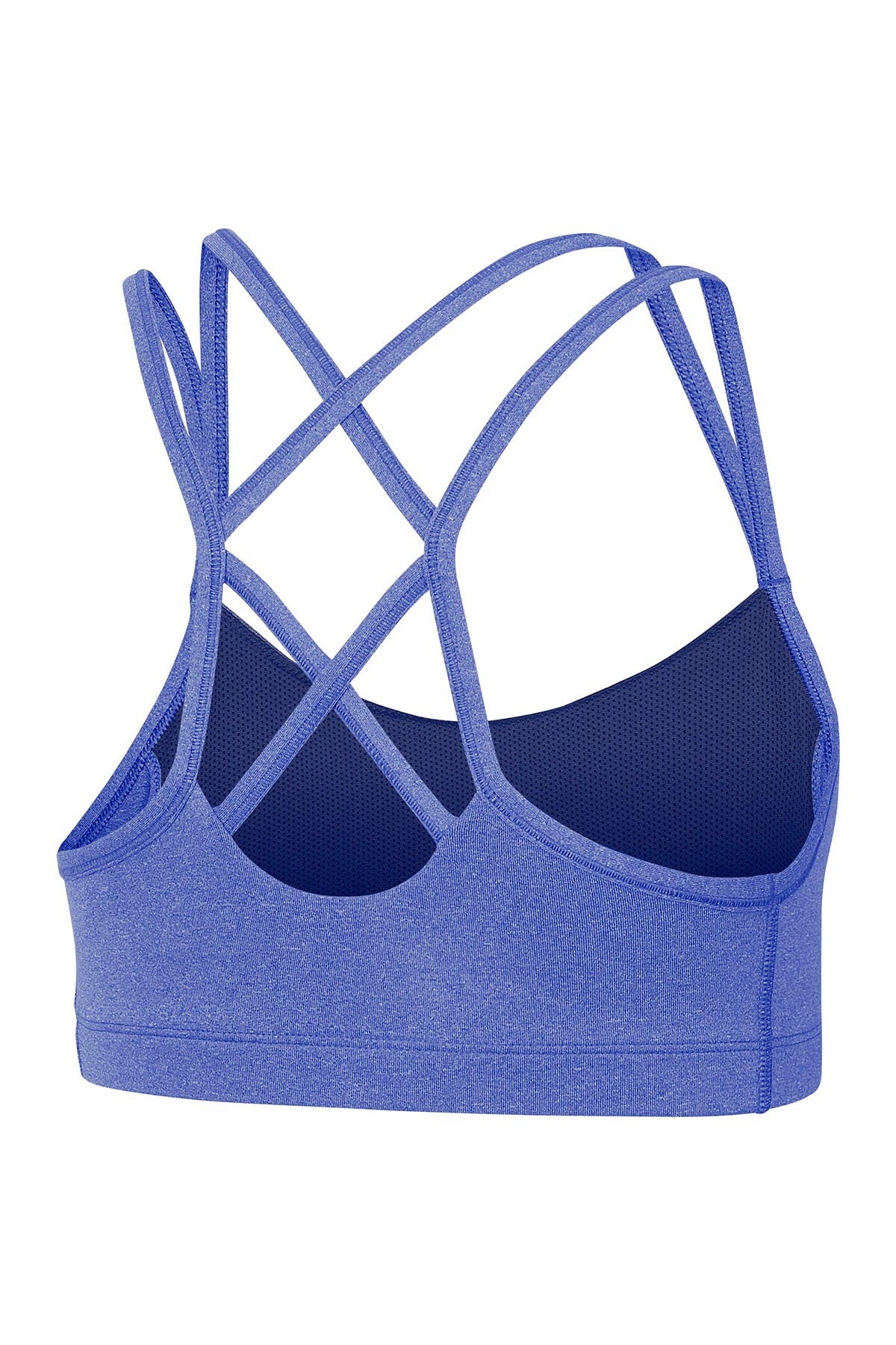 nike white strappy sports bra