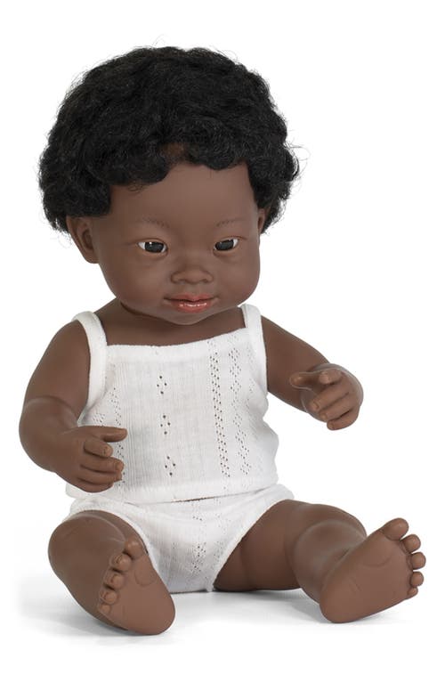Miniland African Boy with Down Syndrome Baby Doll in Baby Boy at Nordstrom