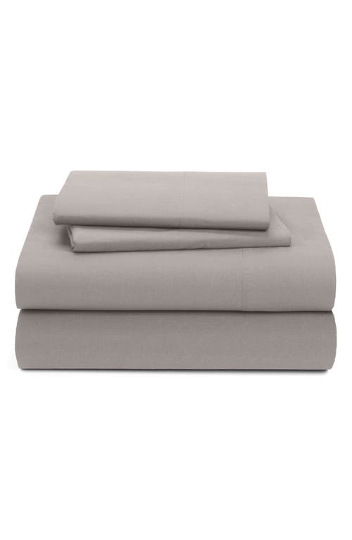 Shop Nordstrom At Home Percale Sheet Set In Grey Taupe