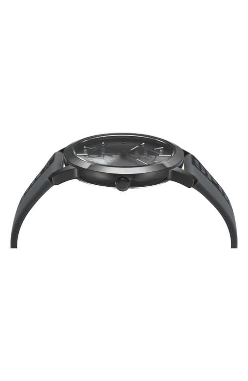 Philipp Plein Sport Three-hand Quartz Silicone Strap Watch, 44mm In Black