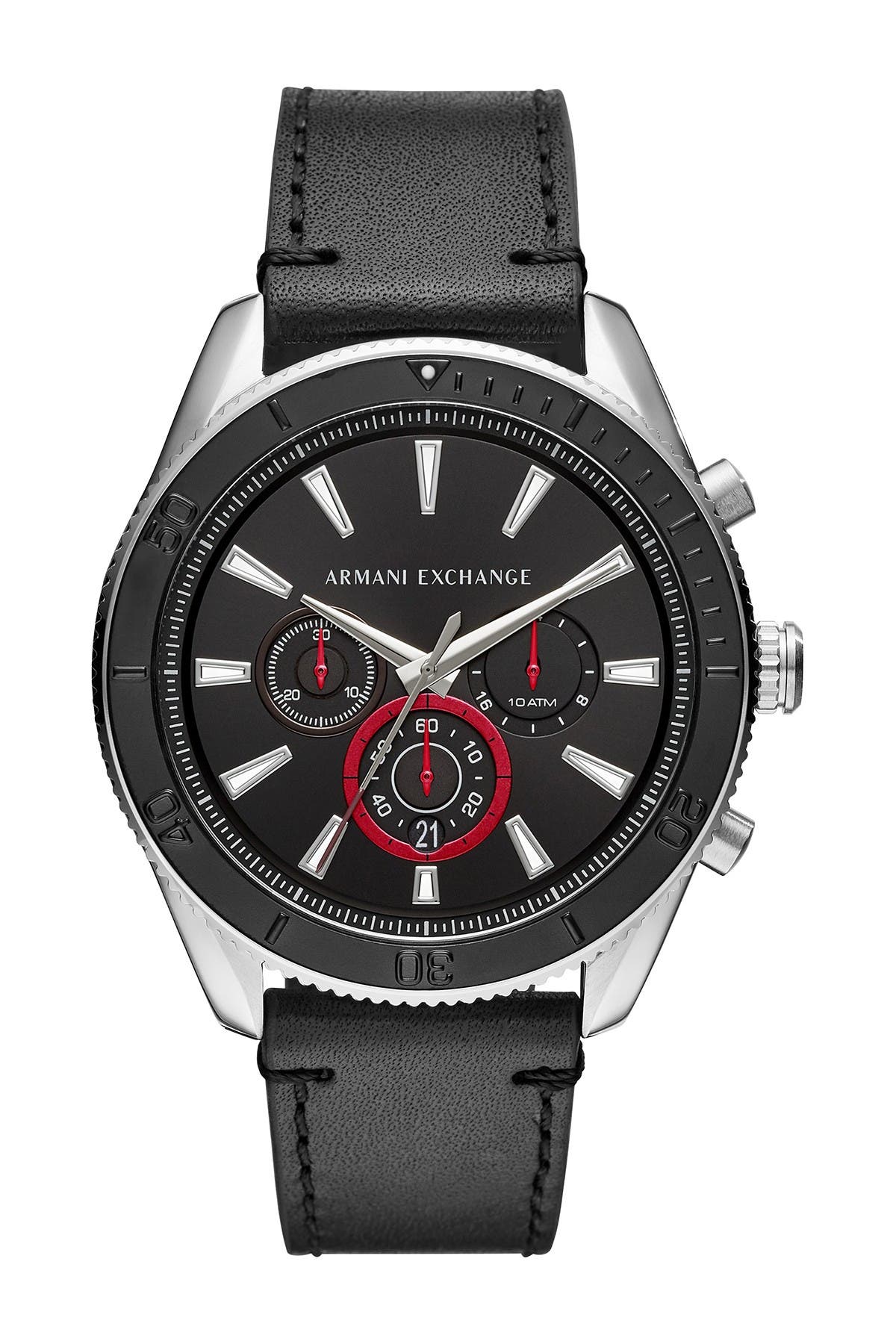 armani watch green face