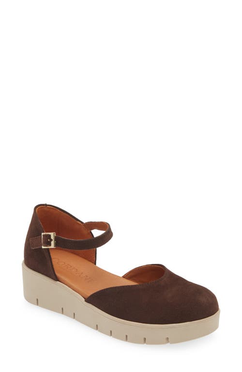 Cordani Sandie Platform d'Orsay Pump in Serraje Brown 