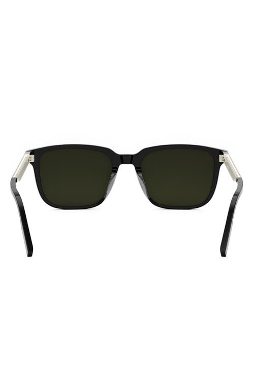 Shop Dior Tag Su 56mm Square Sunglasses In Black/other/green