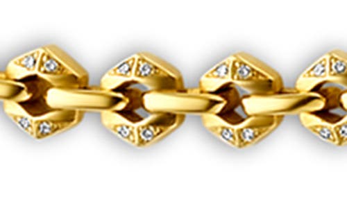 Dries Criel Bond Signature Diamond Mini Bracelet In Gold