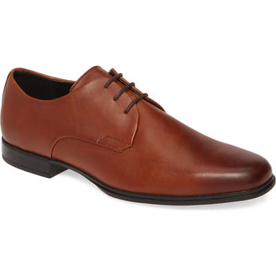 Calvin Klein Dillinger Plain Toe Derby, Brown
